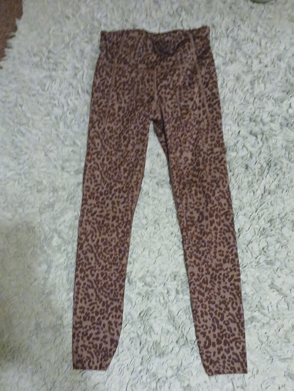 GAP Plum/Lavender Womens Leopard Print Leggings